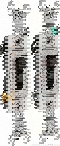 3 Pole, 120 to 277 VAC, 20 Amp, Commercial Grade Toggle Three Way Switch